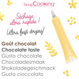 Scrapcooking - Pastelově žluté cukrové pero - Žlutý psací cukr 25g - Dekorativní jedlé cukrové pero - Psaní a kreslení - Označování fondán, poleva, dorty - 6804