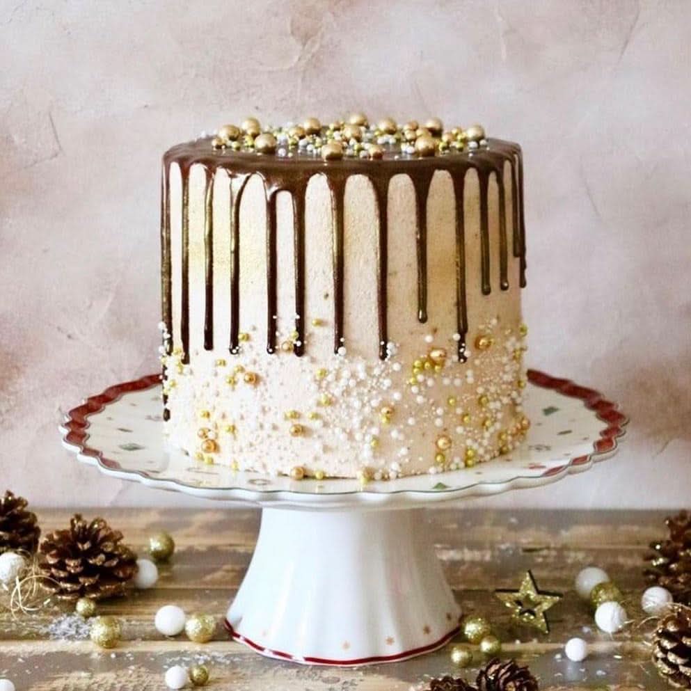 Super Drip Black Cake Glaze Cake Melts Chocolate 300 gramů Glazes and Decor Naty Shop