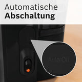 Espresso kávovar Bosch MyMoment TKA2M113 s filtrem, 1,25 l skleněná karafa, 10–15 šálků, funkce udržování teploty 40 minut, systém proti odkapávání, otočný držák filtru, odnímatelná nádrž na vodu, 1200 W, matná černá