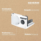SEVERIN Multifunkční kráječ na chleba, uzeniny nebo strouhaný sýr a kráječe Naty Shop