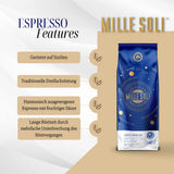 Caffè Espresso - Espressobohnen 1kg - Tradiční Dreifachröstung In Handarbeit - Premium Kaffeebohnen s dokonalou krémovou a šlehačkou pro plně automaty a Siebträger