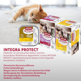 animonda INTEGRA PROTECT Diabetes with Drůbež (16 x 100 g), vlhké krmivo pro diabetické kočky, dietní krmivo pro diabetické kočky, vlhké krmivo bez cukru
