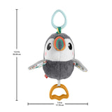 FISHER-PRICE Flap & Go Toucan - Plyšová hračka do kočárku podporuje jemné motorické a smyslové dovednosti u novorozenců od narození HNX66 Baby Toys Naty Shop