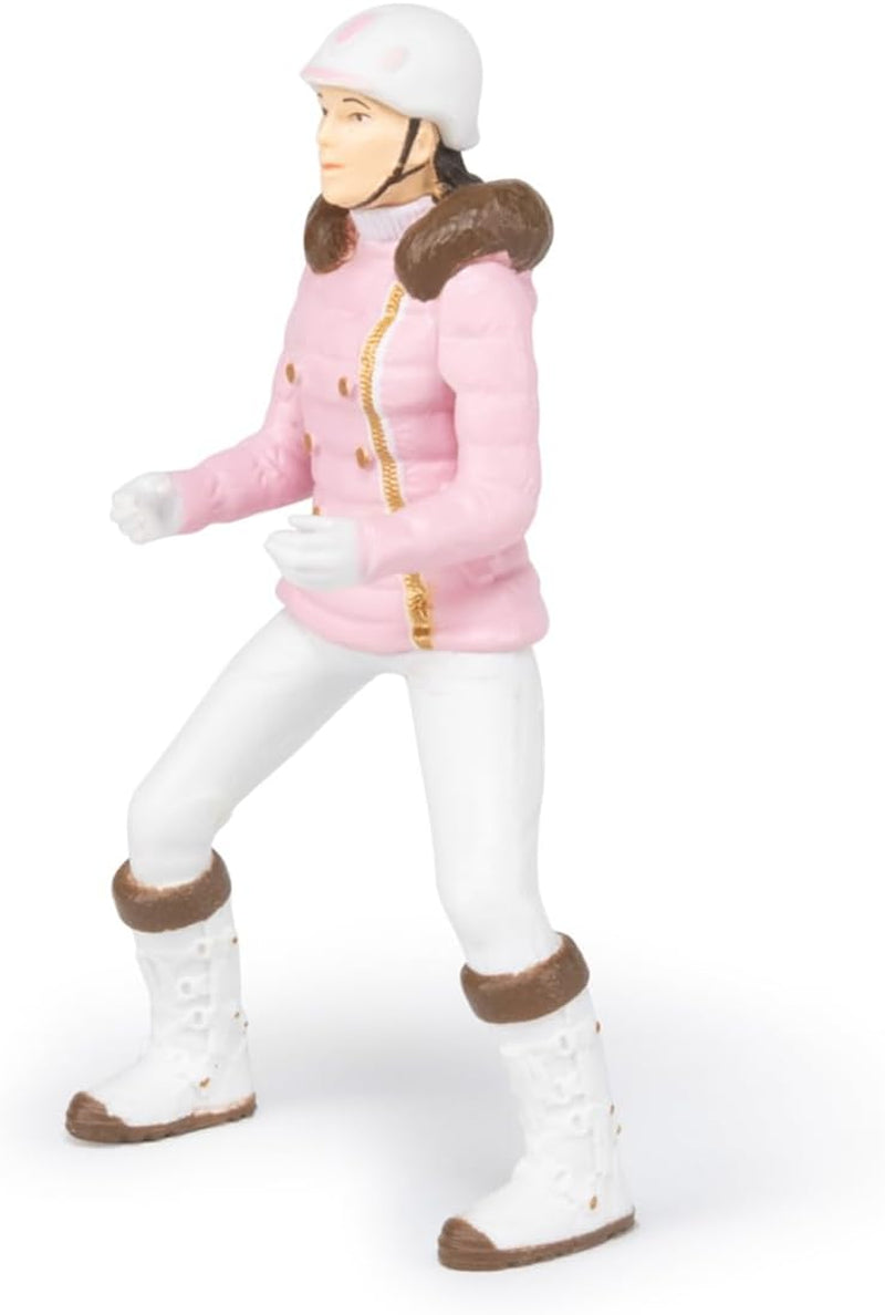 PAPO - Figurka koně - Rider Fashion Winter, vášeň pro ježdění, hračka pro děti od 3 let. Akční figurky Naty Shop
