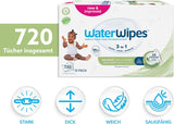 WaterWipes Sensitive+ vlhčené ubrousky pro kojence a batolata, počet 720 (12 balení), 3 v 1 čištění, péče, ochrana, 99,9 % vody, texturované čištění, bez parfemace