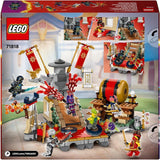 LEGO NINJAGO Tournament Arena Dobrodružná hračka pro děti Sada Ninja se 6 minifigurkami Kolekce stavebnice Dárek k narozeninám pro 7leté chlapce a dívky 71818 Stavebnice Besuche den LEGO-Store