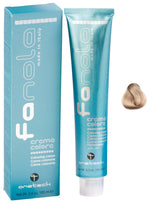 Fanola crema colore Barvicí krém 7.0 Blond, 100 ml Barva na vlasy Naty Shop 12.2 Super Blond Platinum Pearl Extra