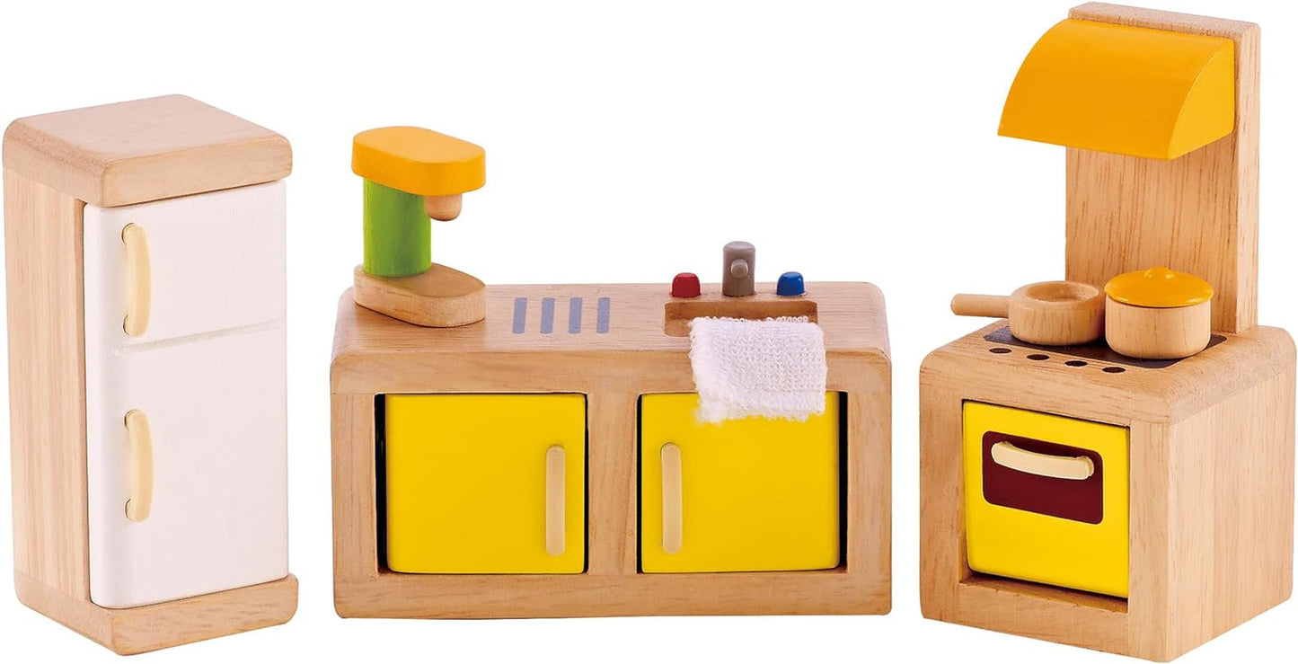Hape E3459 - Dětský pokoj, malý domeček pro panenky Naty Shop Kitchen