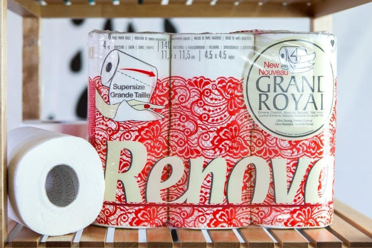 Toaletní papír Renova Grand Royal, 18 rolí Premium XXL, 4 vrstvy, měkký a odolný
