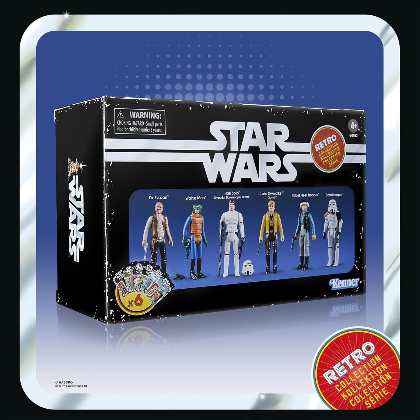 Retro kolekce Star Wars Star Wars: A New Hope Multipack 6 akčních figurek 9,5 cm Akční figurky Naty Shop