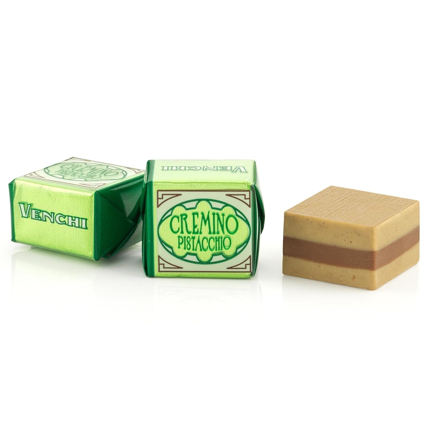 Venchi - Cremini 1878 - Třívrstvá čokoláda s gianduja s mléčnou a mandlovou pastou, "Piemontese Hazelnuts CHZO", 1 kg, bez lepku, bez barviv a bez konzervantů