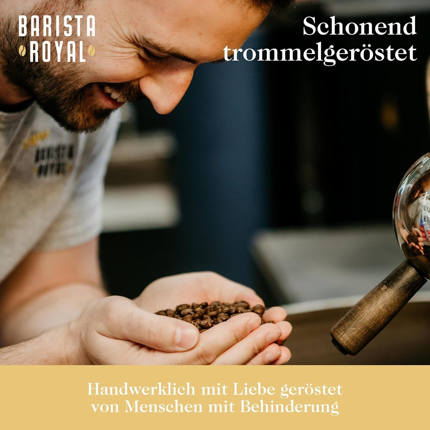 BARISTA ROYAL Bio Kaffeebohnen 1kg "Speciální výběr" | Frische Kaffeebohnen direkt gehandelt | 70% Arabica, 30% Robusta Kaffee ganze Bohnen | Ideální pro plně automatické a filtrační stroje