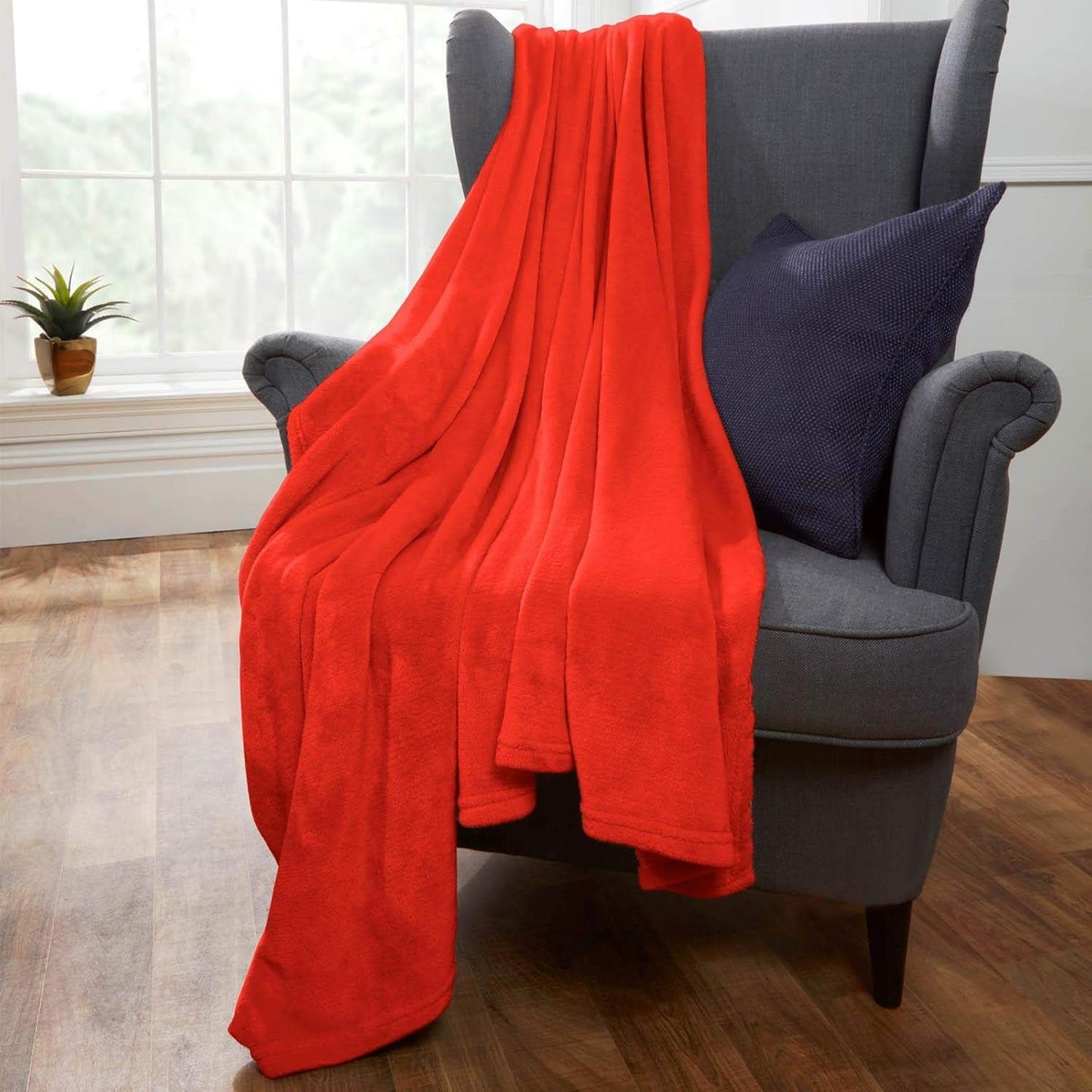 Brentford's Ultra Soft Fleece přehoz, stříbrně šedý, velký dvojitý - 150 x 200 cm postele a přikrývky Beuche den Brentfords-Store Coral 120 x 150 cm
