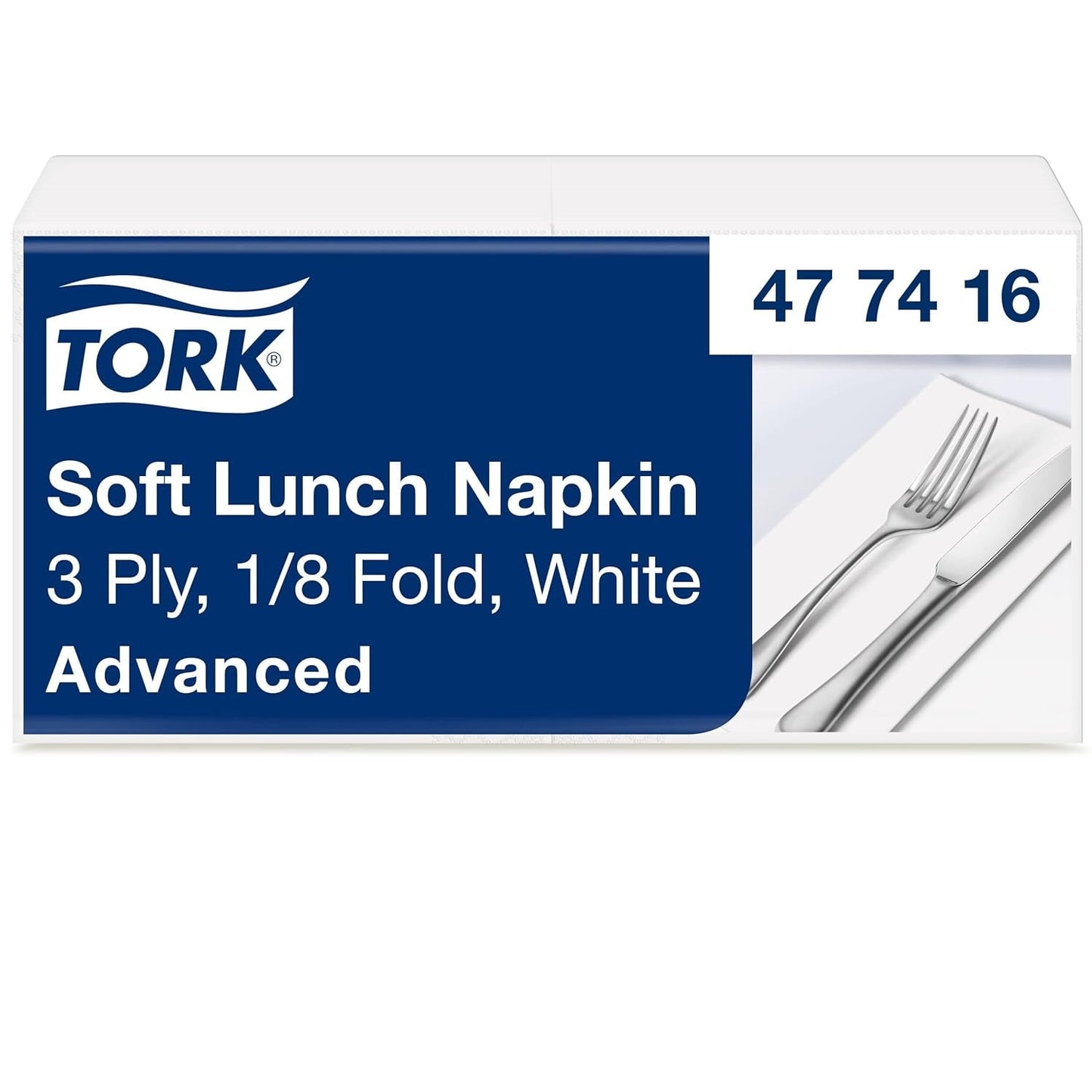 Tork Linstyle 509542 Černé koktejlové ubrousky, 1/4 skládání, 1 vrstva, 23,8 x 23,8 cm, 1 x 100 ubrousků