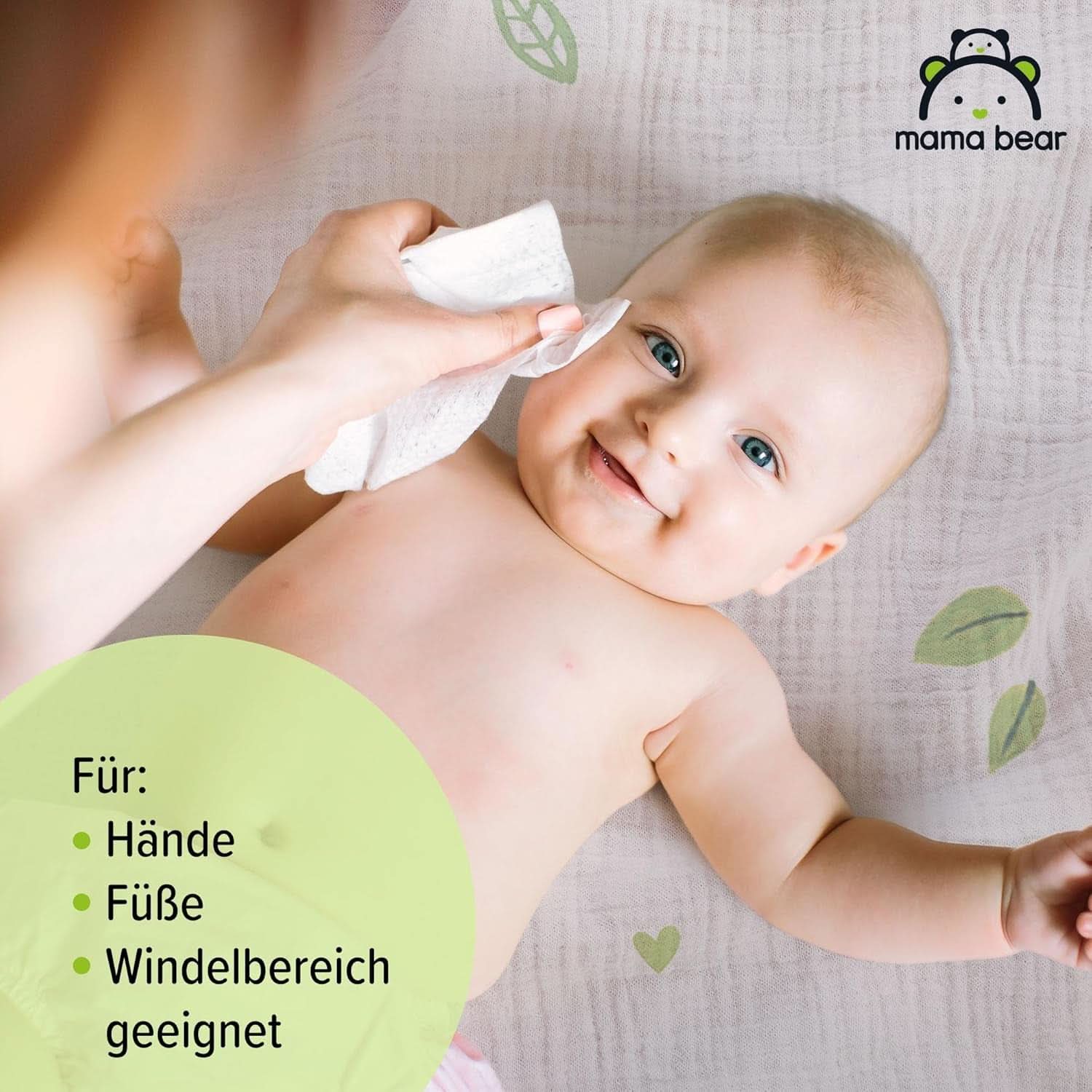 Čerstvé dětské ubrousky s Aloe Vera Mama Bear Naty Shop
