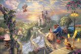 Schmidt Spiele Puzzle 59475 - Thomas Kinkade, Disney Kráska a zvíře, skládačka 1 000 dílků [exkluzivně na Amazonu] Puzzle Naty Shop