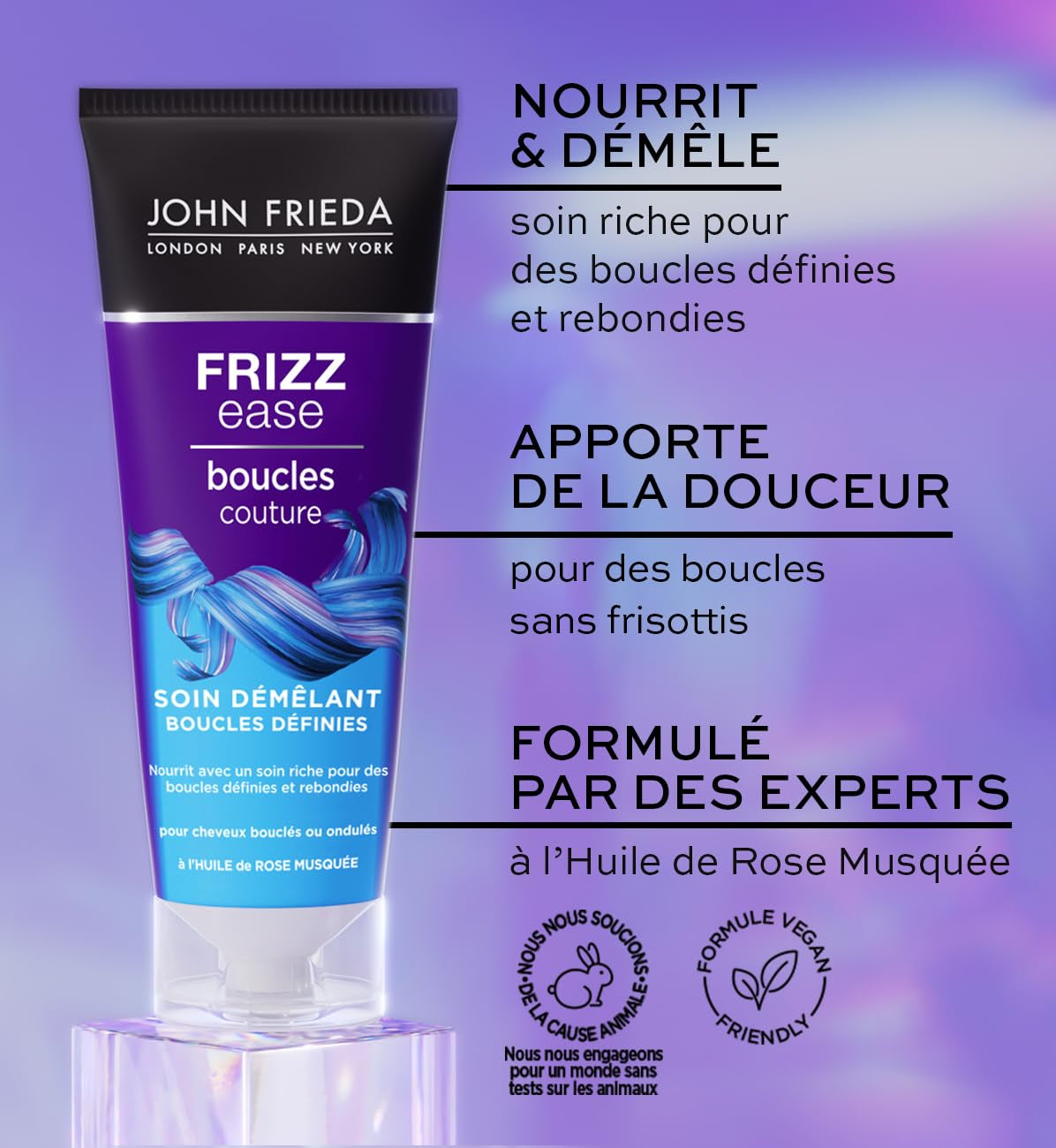 John Frieda Frizz Ease vlasový kondicionér pro rozčesávání vlasů, 250 ml Přípravky na rozčesávání vlasů Naty Shop