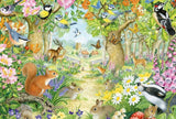 Schmidt Spiele 56370 Zvířátka v lese, puzzle pro děti, 100 dílků Puzzle Naty Shop