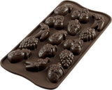 Silikonová forma Pralinka Silikomart Fruits 3,2 x 3,2 x V 1,5 cm, 10 ml, 15 dutin (SCG32) Kitchen Naty Shop