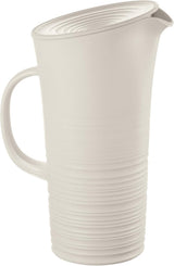 Guzzini - Tierra, Karafa s víkem - Mléčná bílá, 18,7 x 13,4 x 10 x v26,9 cm | 1800 ccm - 181701156, Bianco