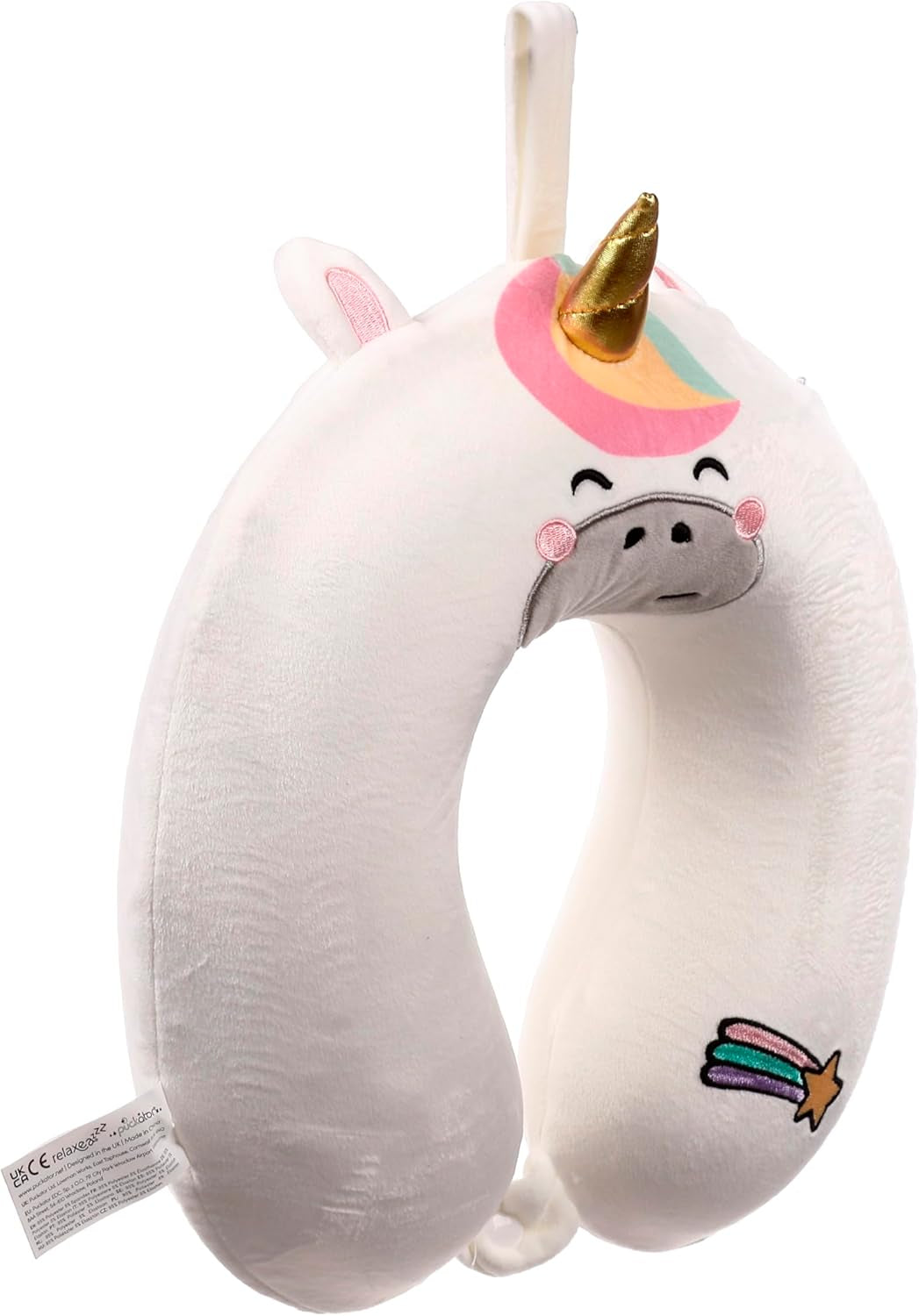 Cestovní polštář Puckator z paměťové pěny Relaxeazzz - Cestovní polštáře Astra The Unicorn Naty Shop