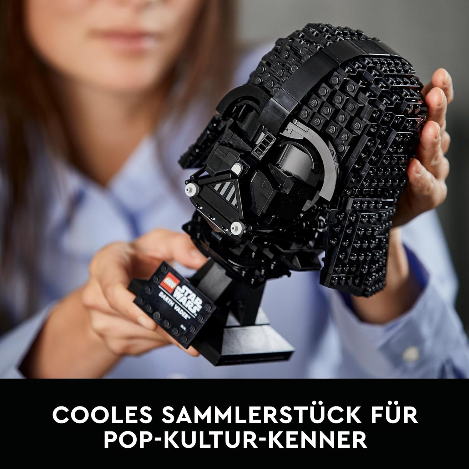LEGO Star Wars Stavebnice Darth Vader Helma pro dospělé, Nápad na dárek pro muže, ženy, on nebo ji, Sbírka modelu ke sestavení a vystavení 75304 Stavebnice Besuche den LEGO-Store