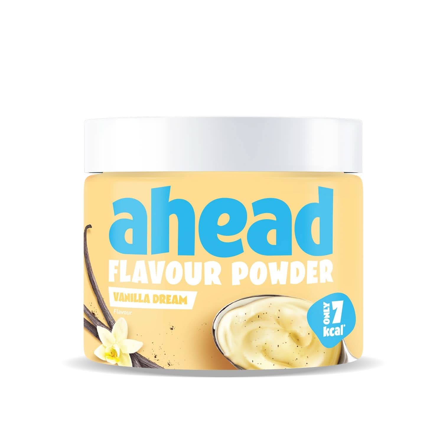 Ahead Flavour Powder, Jahodová čokoláda 250 gramů, 83 porcí Příchutě Naty Shop Vanilka