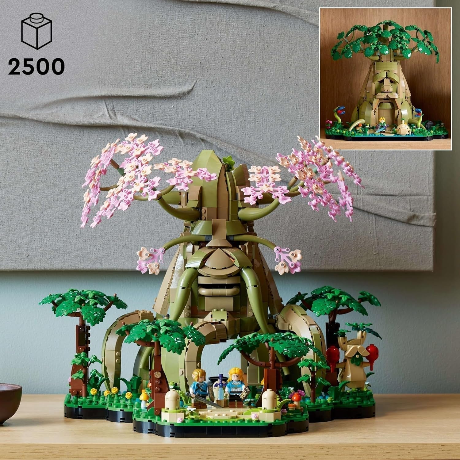 LEGO The Legend of Zelda Deku Tree 2-v-1 - sběratelský kousek s princeznou Zeldou a 3 minifigurkami Link - stavebnice pro dospělé a nápad na dárek pro fanoušky videoher - 77092 Stavebnice Besuche den LEGO-Store
