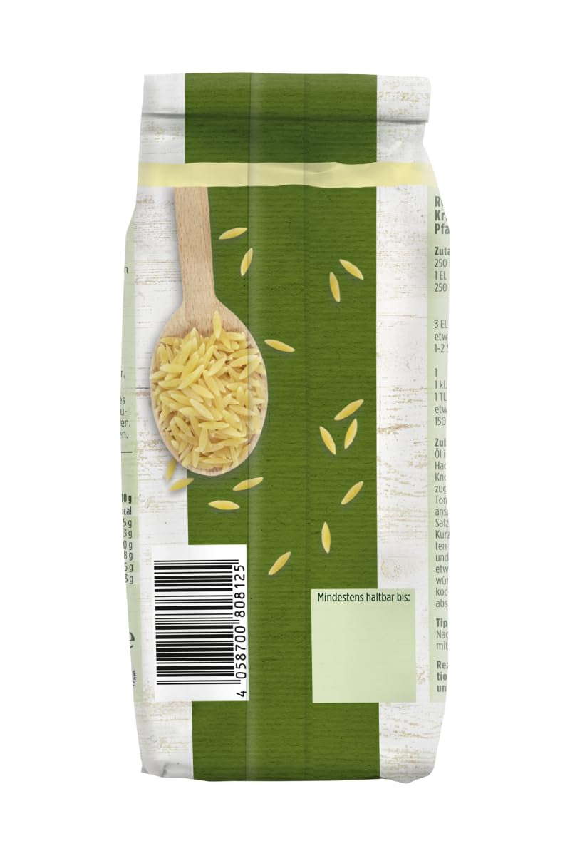 - Krithraki Nudeln (Reisnudeln/Risoni/Orzo) | Griechische Nudelspezialität aus Hartweizengrieß | 500 g v sáčku
