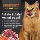 LEONARDO Mokré krmivo [6x400g játra] | Mokré krmivo pro kočky bez obilovin | Kompletní mokré konzervy