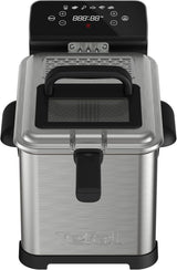 Tefal Family Pro Access 4.0L, 3000 Watt, poloprofesionální, s olejem, vyjímatelná olejová nádrž, technologie chladicí zóny Spotřebiče Naty Shop Family Pro Digital Access 4.0L
