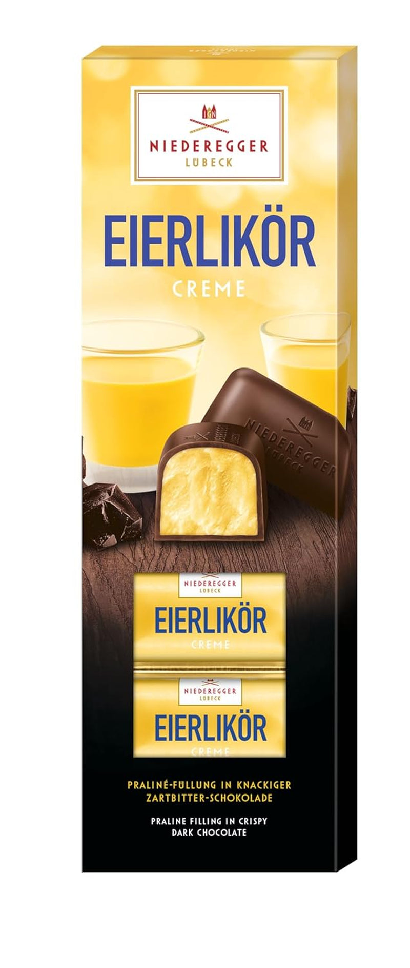 Niederegger klasická čokoláda "Vaječný krém" 100g