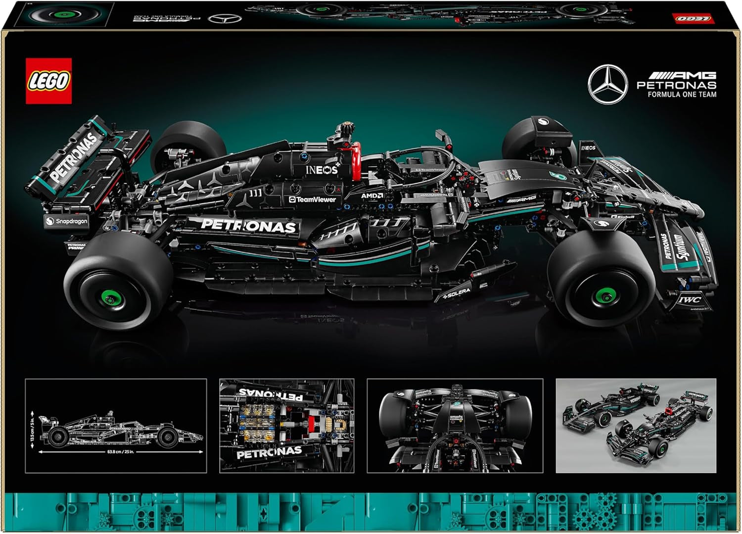 LEGO Technic Mercedes-Amg F1 W14 E Performance Set pro dospělé, Model závodního auta, Sběratelské předměty pro domácnost nebo kancelář, Dárky pro Formuli 1 pro muže, ženy 42171 Stavebnice Besuche den LEGO-Store