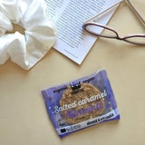 Veganské sušenky se slaným karamelem a mandlemi – jednotlivě balené bezlepkové bio mandlové ovesné vločky bez sóji – 12 x 50 g multibalení (balení 2 ks)