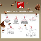 AVANTI Julietta Espresso zrnková káva, 500 g, 70 % Arabica 30 % Robusta, tradiční pražení v bubnu