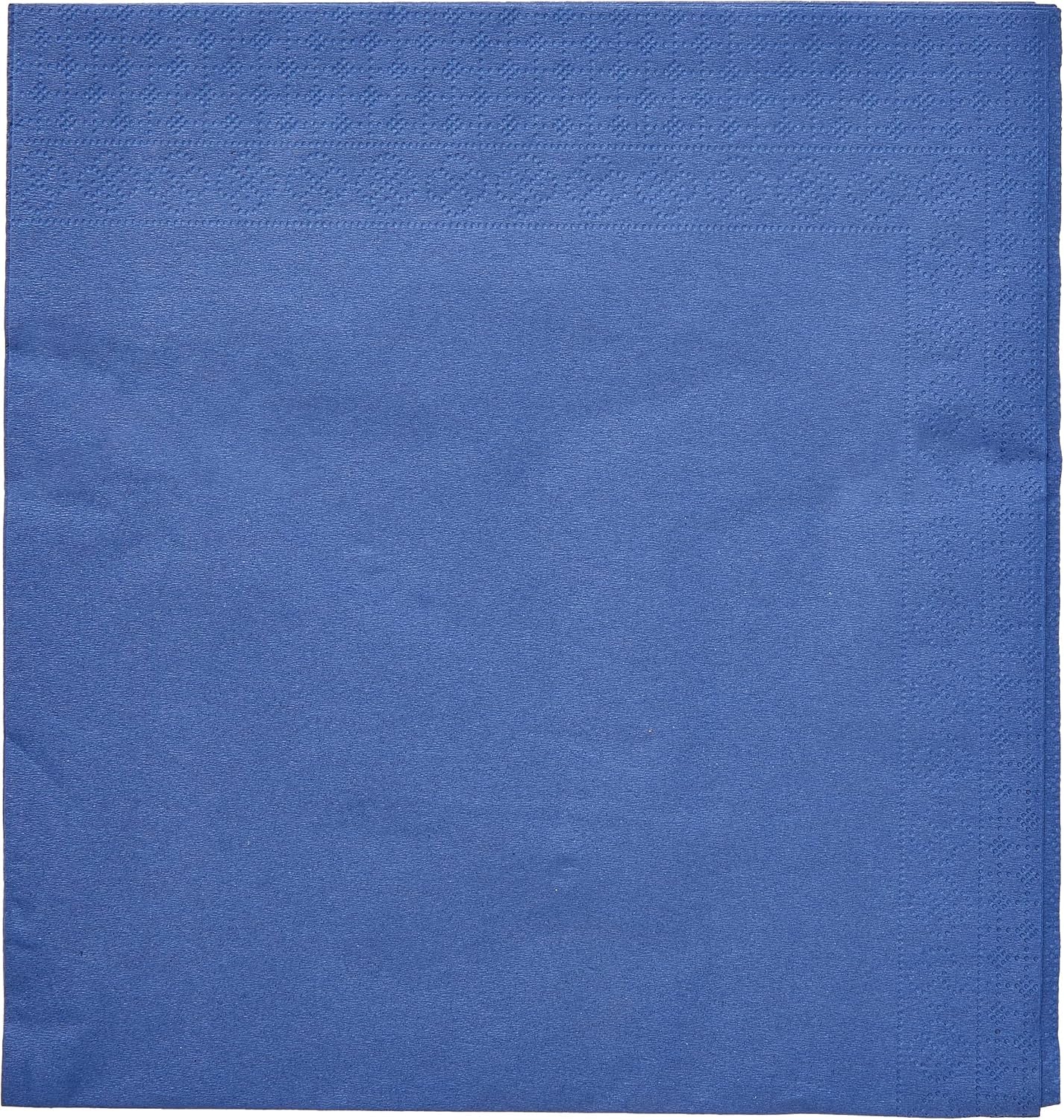 SER4230239 Ubrousek 40 x 40, 2 vrstvy, 1/4-násobný, 100 ubrousků, 2 vrstvy, hladký okraj, modrý
