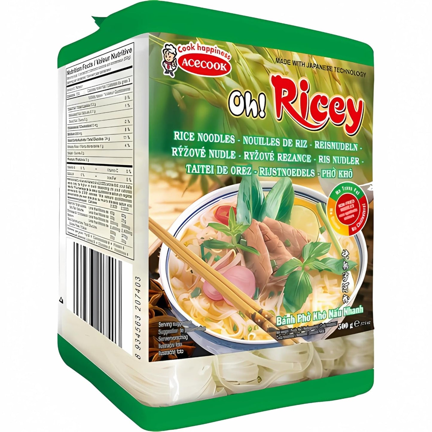 ACECOOK - NEBO RÝŽOVÉ NUDLE - (1 X 500 GR)