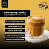 KRÁLOVSKÁ KÁVA - SPECIÁLNÍ PRAŽENÁ - 1 kg Barista Premium Espresso Beans - Káva s nízkou kyselostí - Pražení malých dávek v Itálii - Nejlepší směs Arabica-Robusta pro plně automatické a portafiltrační stroje