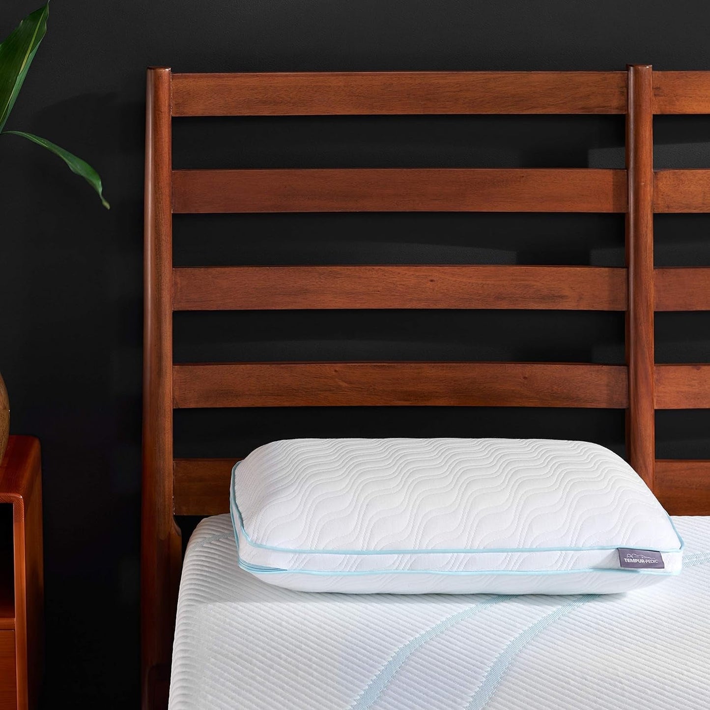 Polštář TEMPUR-PEDIC Tempur-Cloud Prohi Polštář, Paměťová pěna, Bílá/Opulentní zahrada, Polštáře King Naty Shop Standard High King