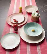 Sada nádobí Pepř Bambus pro 6 osob, 18 kusů, porcelán, vícebarevné