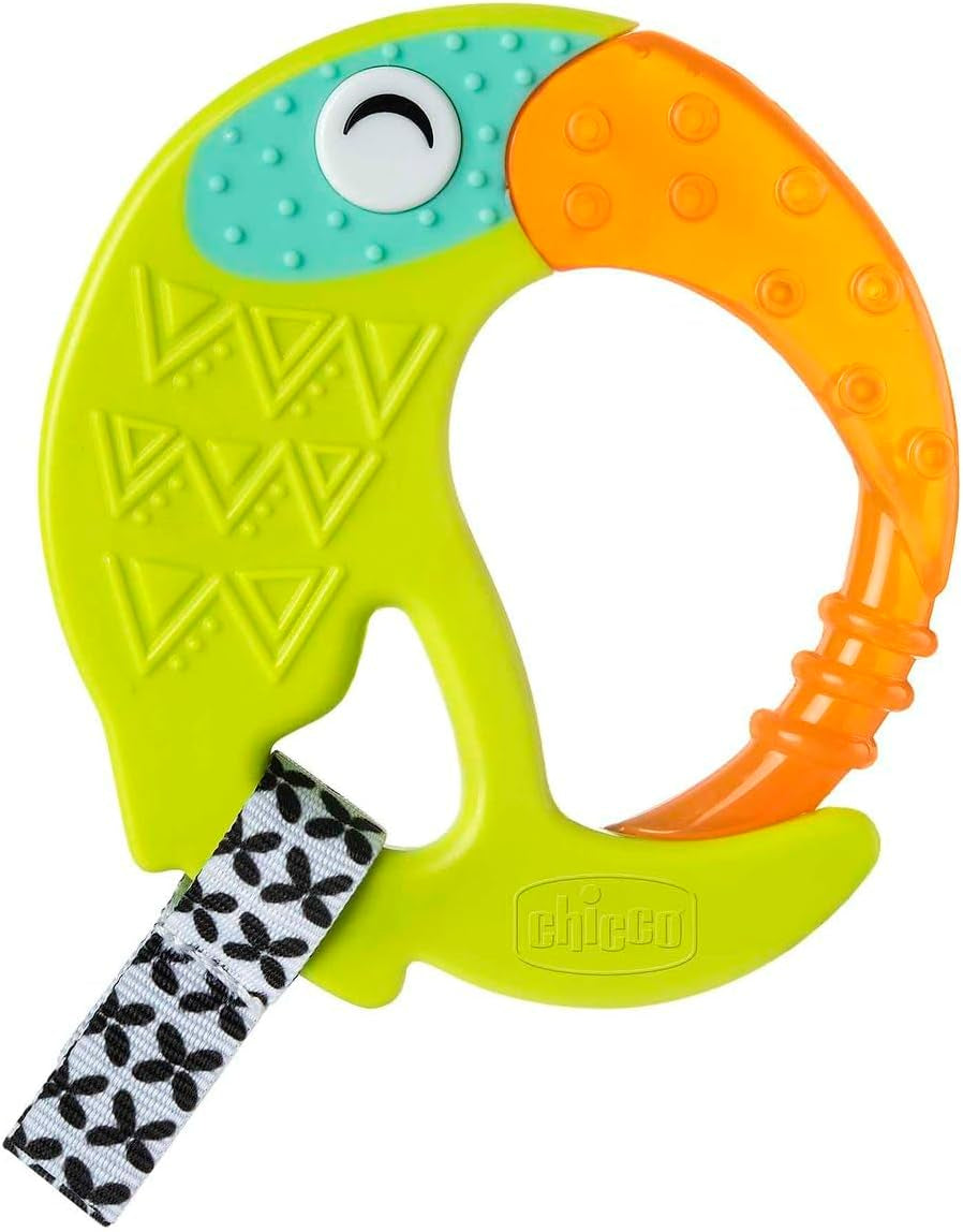 CHICCO - Vtipný a osvěžující kousací kroužek 6 měsíců +