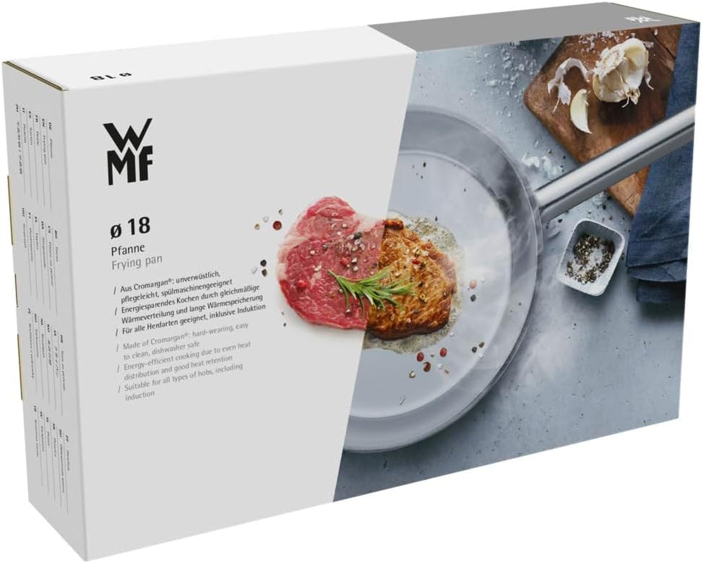 WMF Mini malá krytá pánev 18 cm, Cromargan z leštěné nerezové oceli, indukční hrnce a pánve Naty Shop