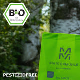 Vzorková sada bio kávových zrn Martermühle 3x250g světlá/střední síla I Arabica I Celá bio kávová zrna lehce pražená, nízká acidita (68/74/426)