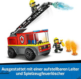 LEGO City Hasičský žebříkový vůz - Hrací hasičský vůz se 2 minifigurkami hasičů pro chlapce a dívky od 4 let - vzdělávací hračka - dárek pro předškoláky 60463 Stavebnice Besuche den LEGO-Store