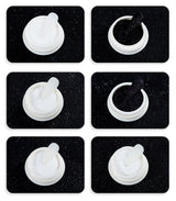 Chrome Nail Powder Aurora Ice Shimmer Chrome Pigment Powder 4PCS Chrome Powder Nägel Nail Art Nageldesign