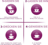 Nutra Tea Bezinka a Echinacea, Čaj Imunita a nachlazení, Čaj na podporu imunity, Boj proti nachlazení, 20 opakovaně použitelných čajových sáčků, Přírodní bylinný čaj