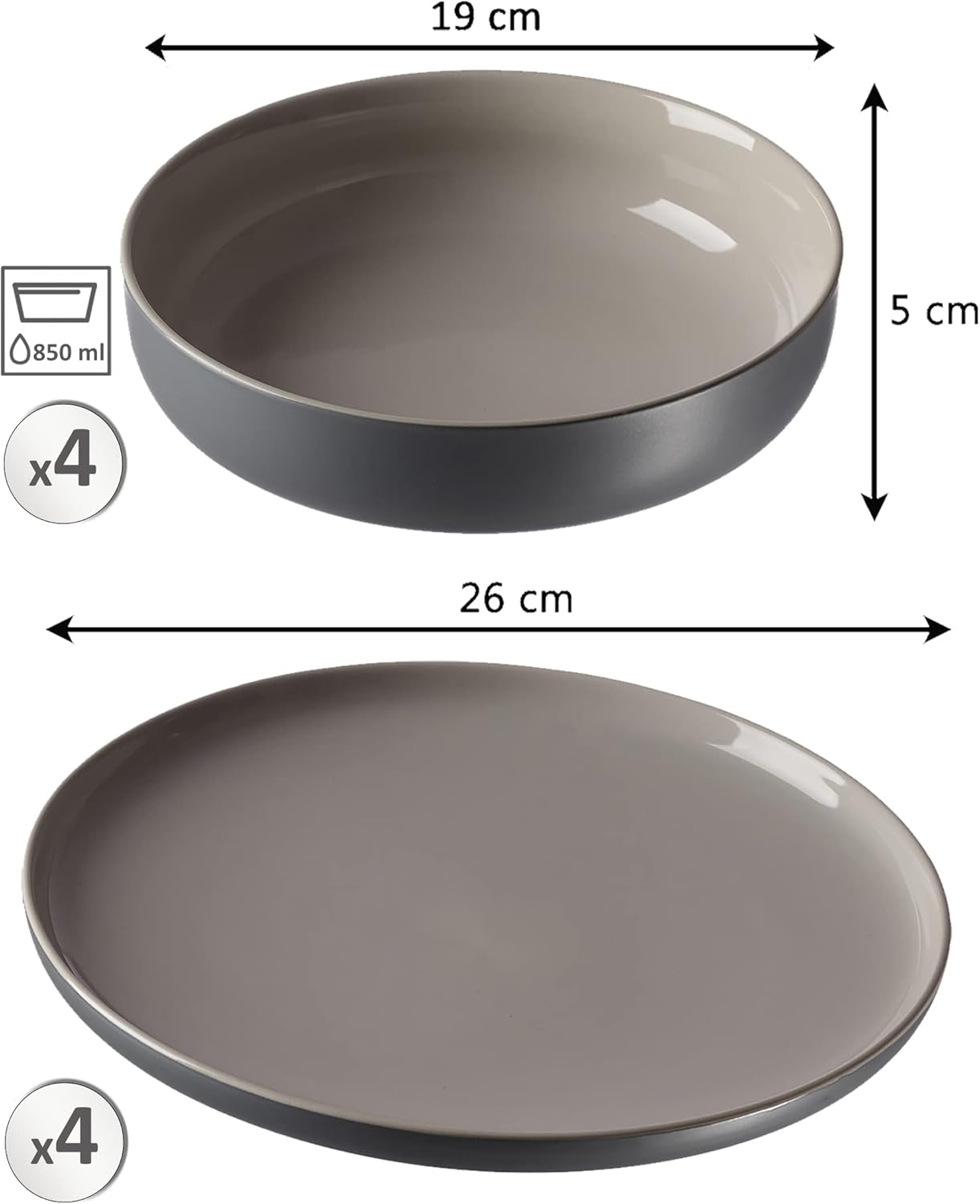 Ritzenhoff & Breker Jasper Dinnerware Set | 8 kusů