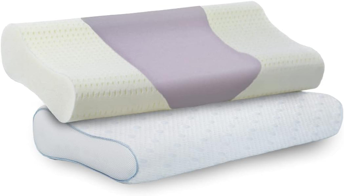PARADIES Polštář na krk 40X80 Cm - Revita Ergonomic - Certifikace IGR, Ergonomický polštář na podporu krku Výška: 10 cm Krční ortopedické polštáře Naty Shop Latex Vario-Ergonomic