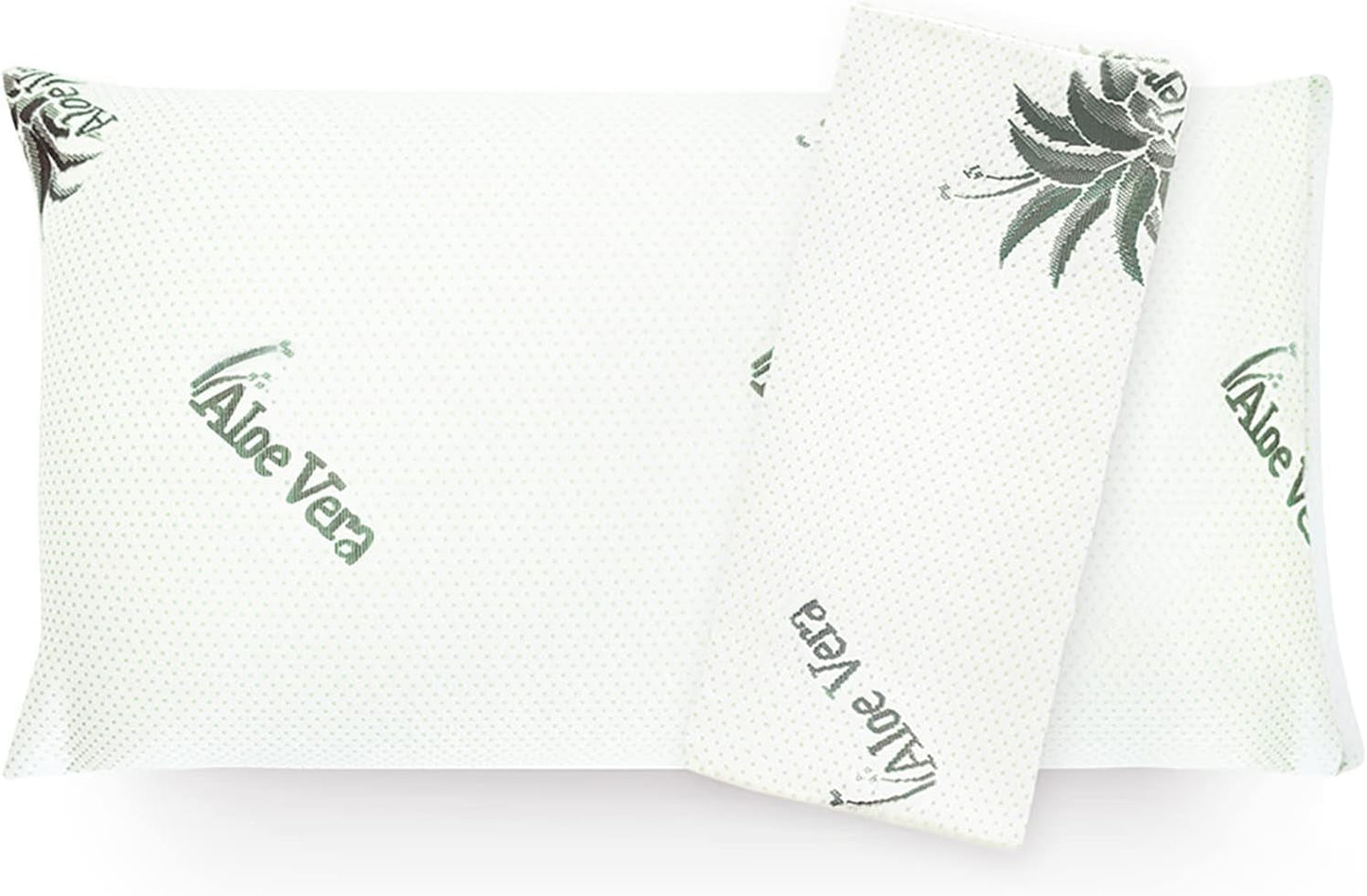 Mister Sandman Ergonomický polštář 40X80, Polštář na krk s povlakem na polštář Aloe Vera, Polštář Visco Perfektní pro žaludeční spáče, Zádové a boční spáče, Polštář z paměťové pěny Krční ortopedické polštáře Naty Shop