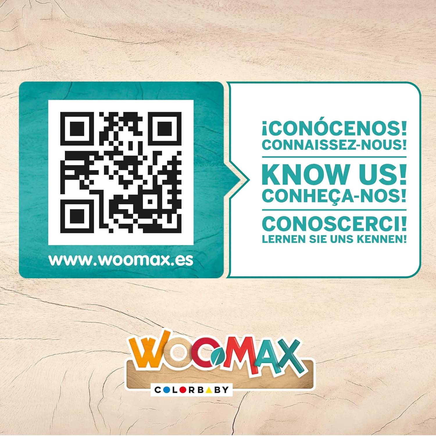 Colorbaby WOOMAX 49314 - Dřevěný zámek 37 X 15 X 53,5 Cm +3A Domky pro panenky Naty Shop
